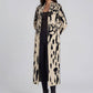 Leopard Intarsia Longline Knit Cardigan BACK ORDER