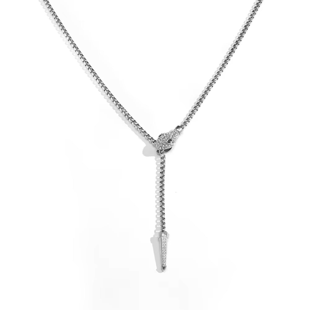 Gold & silver snake Necklace