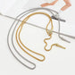 Gold & silver snake Necklace