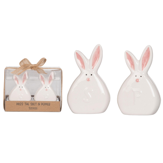 Transpac Dol Easter Bunny Tail S/P S/2 Easter Home Décor