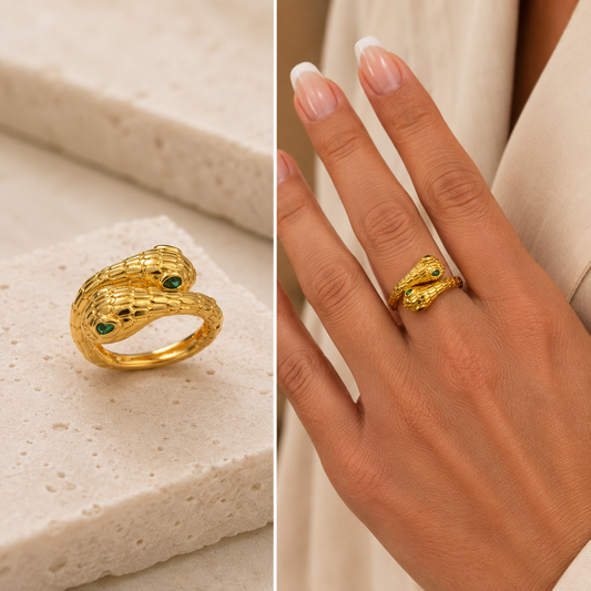 Gold Serpent Ring