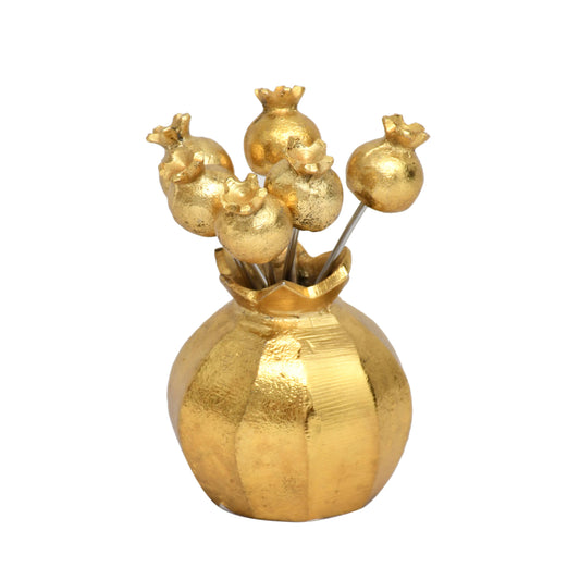 Alum Pomegranate Picks S/6