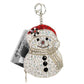 Ice Breaker Beaded Snowman Coin Purse
