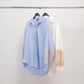 Embroidered sleeve cotton shirt