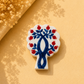 Armenian Pomegranate Tree Ceramic Brooch