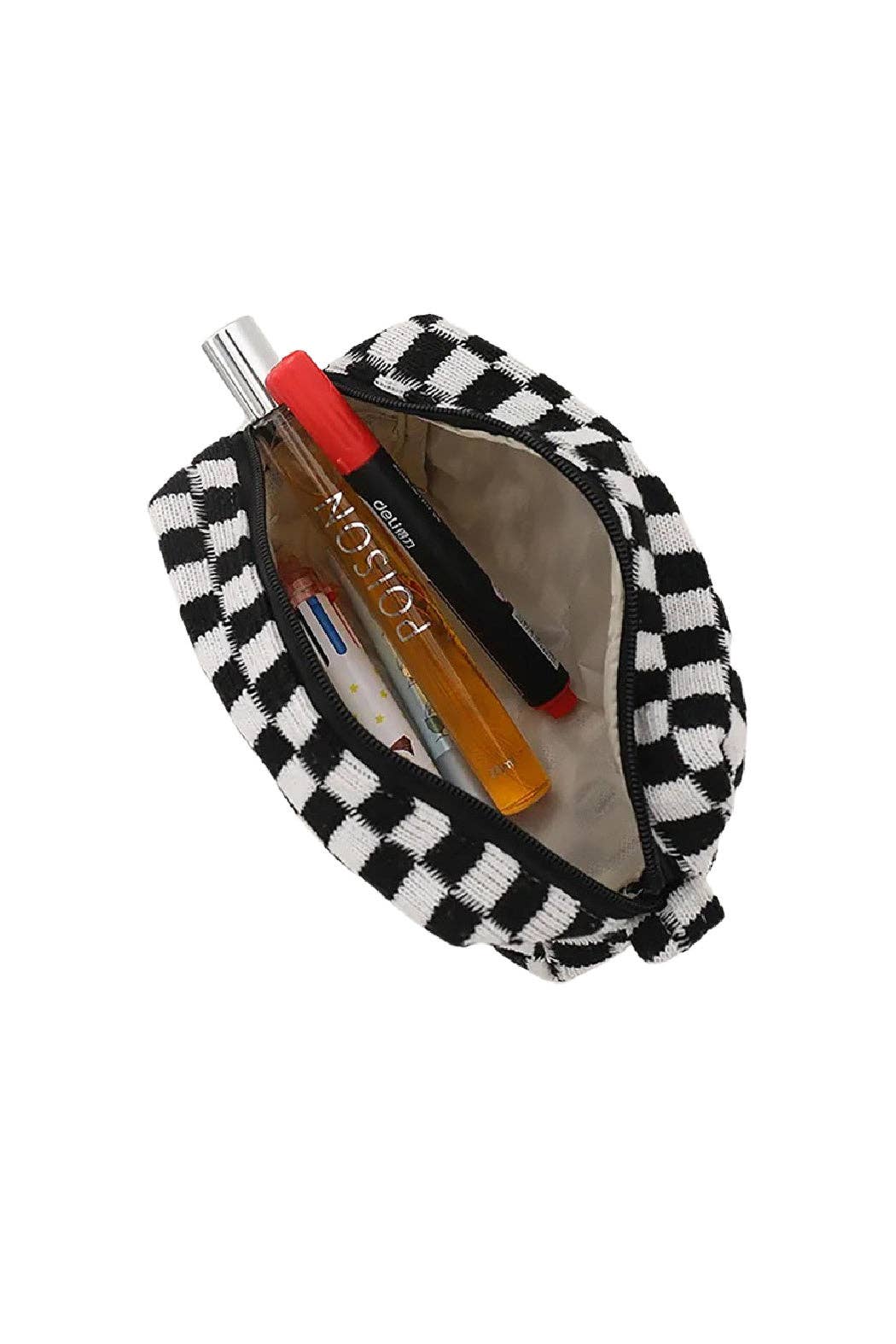 Upcycled Travel Pouch: Brown