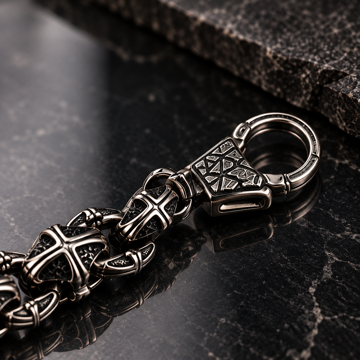 Knight’s Oath Cross Bracelet