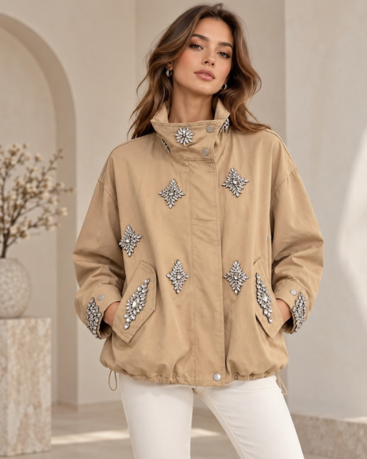 Embellished Relaxed Fit Jacket
