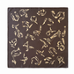 Batik Armenian Alphabet Silk Scarf square