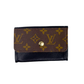 Tessa Wallet - Upcycled Designer: GG Black