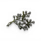 Pearl Botanical Branch Brooch Pin
