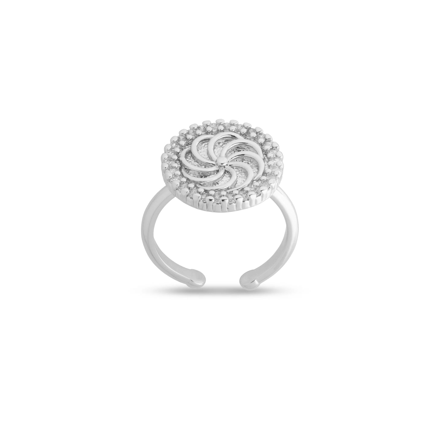 Eternity Adjustable Ring silver