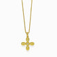 Gilded Glory Cross Necklace