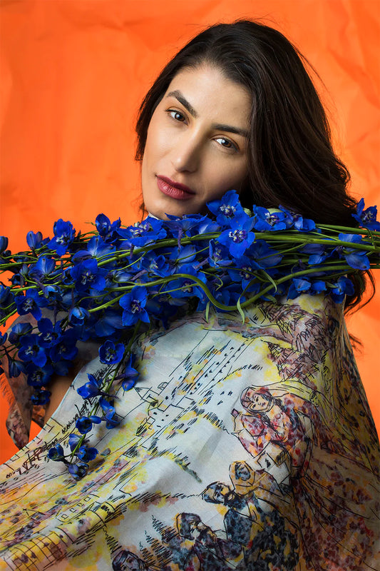 Anoush Eternity: A Love-Infused Opera Scarf