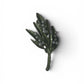 Pearl Olive Leaf Botanical Brooch Pin