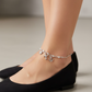 Trinity- Heart, Cross, Anchor Anklet