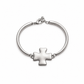 Silver Cross Bracelet