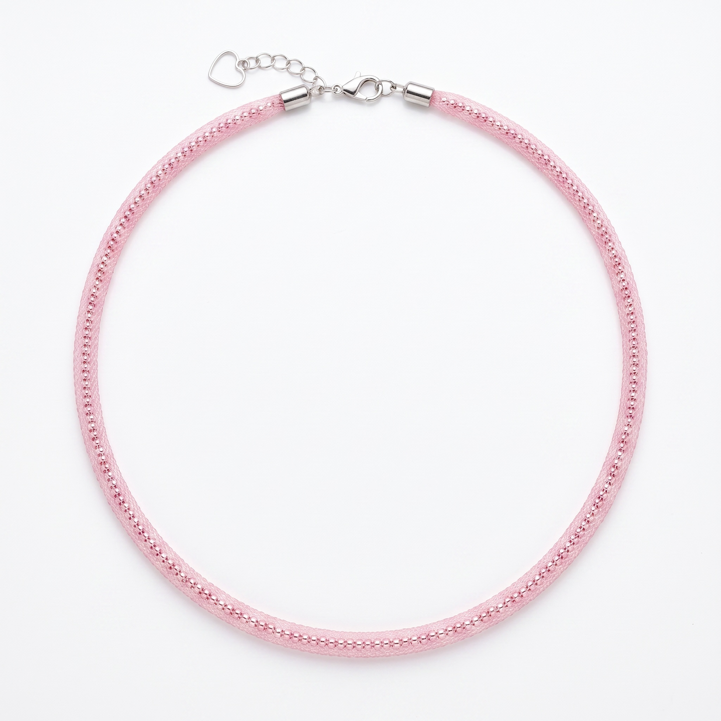 Hematite and Nylon Necklace