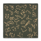 Batik Armenian Alphabet Silk Scarf square green