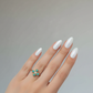 Turquoise Pearl Glory Cross Ring