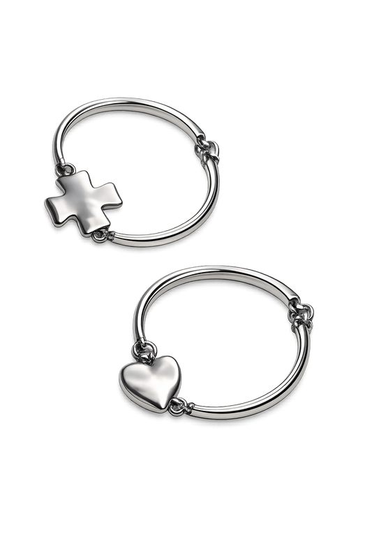 Silver Cross Bracelet