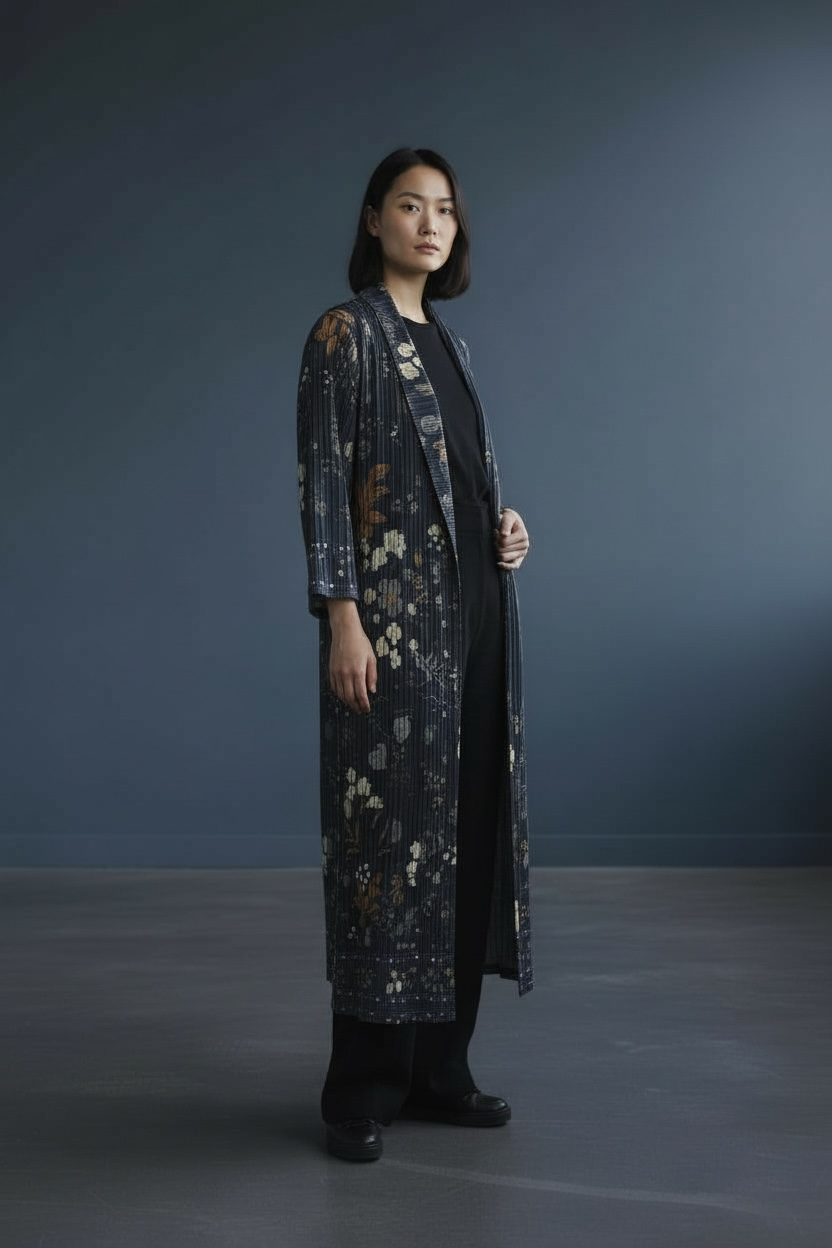 Antique Rug-Inspired Kaftan-Robe