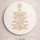 The Lord’s Prayer Gold and White Circle