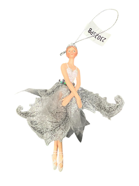 White Ballerina Ornament