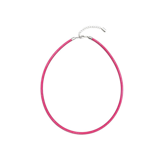 Pearl and Nylon Necklace