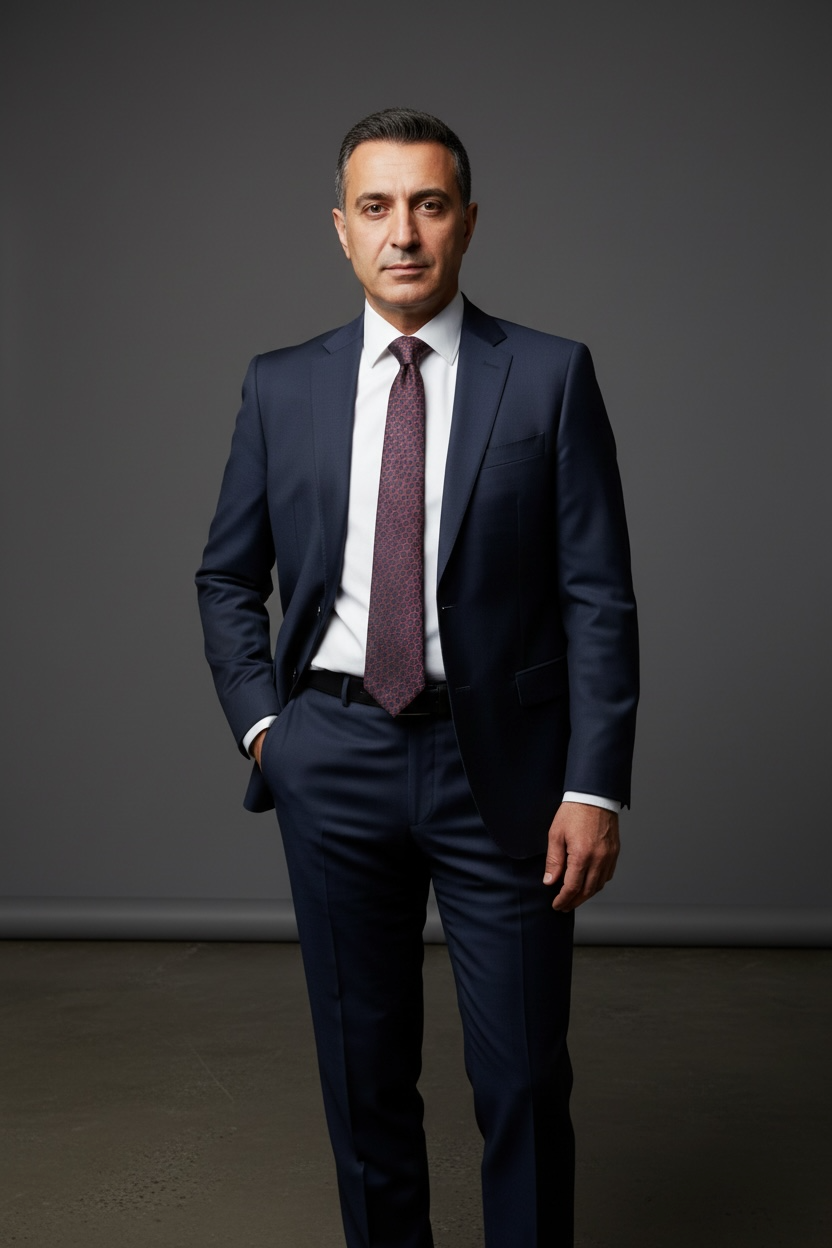 Timeless Elegance: The Manuscript Heritage Necktie Navy