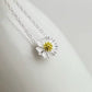 Silver and Gold Daisy Necklace