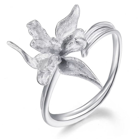 Orchid Bloom Statement Ring