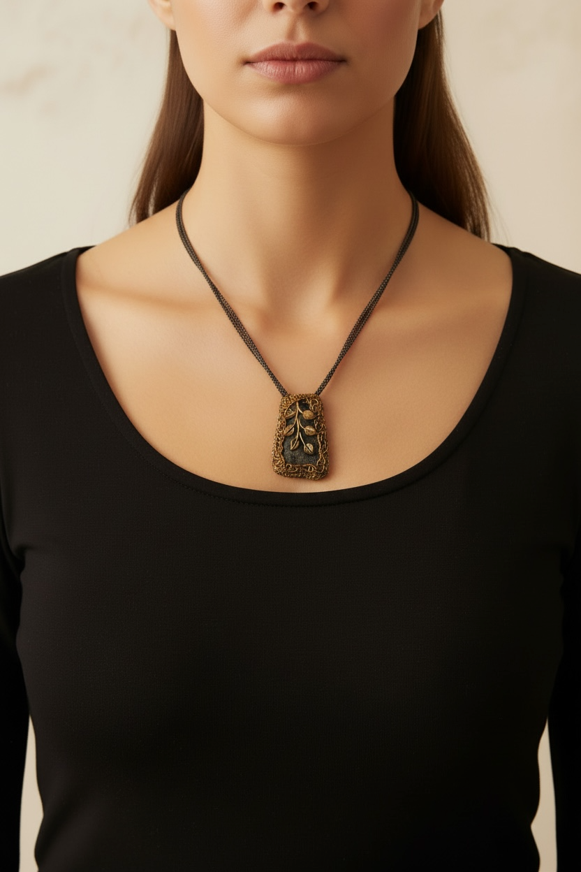 Yellow Agate Necklace