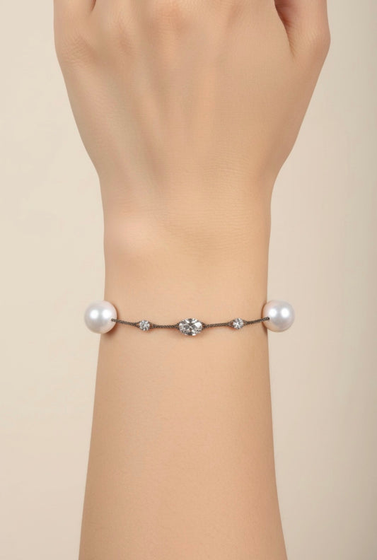 Black Mesh Bracelet