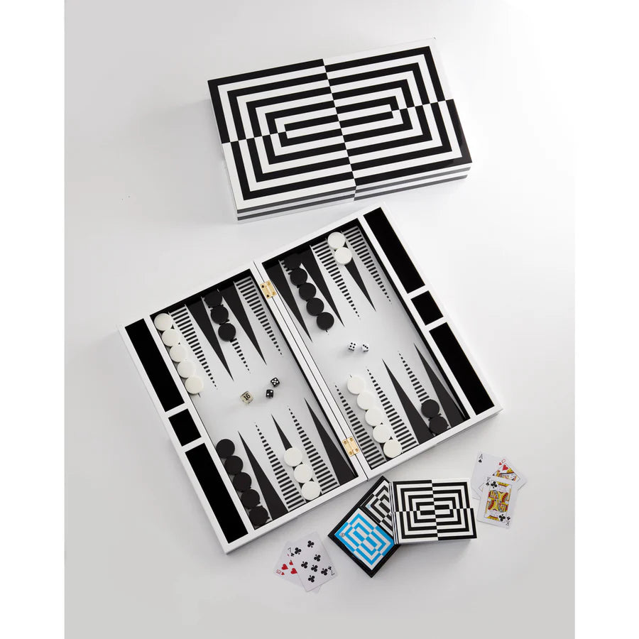 OP ART LACQUER CARD SET/ Jonathan Adler