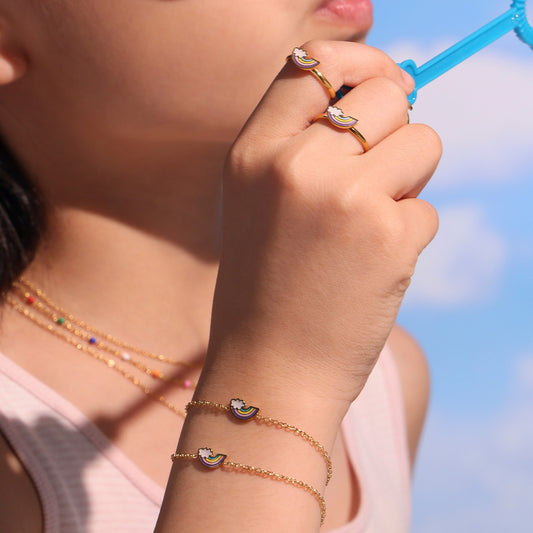 Rainbow Charm Bracelet
