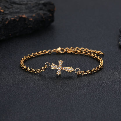 Heritage Cross Chain Bracelet