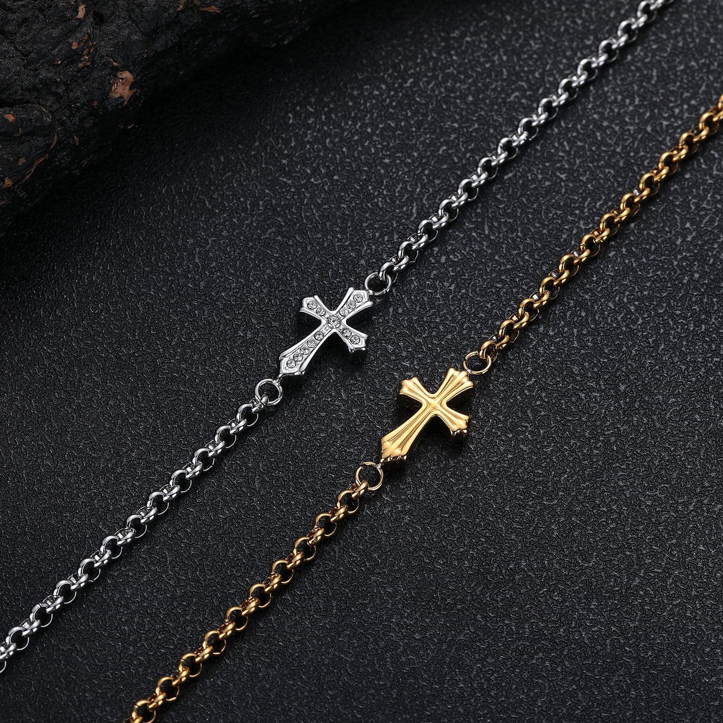 Heritage Cross Chain Bracelet