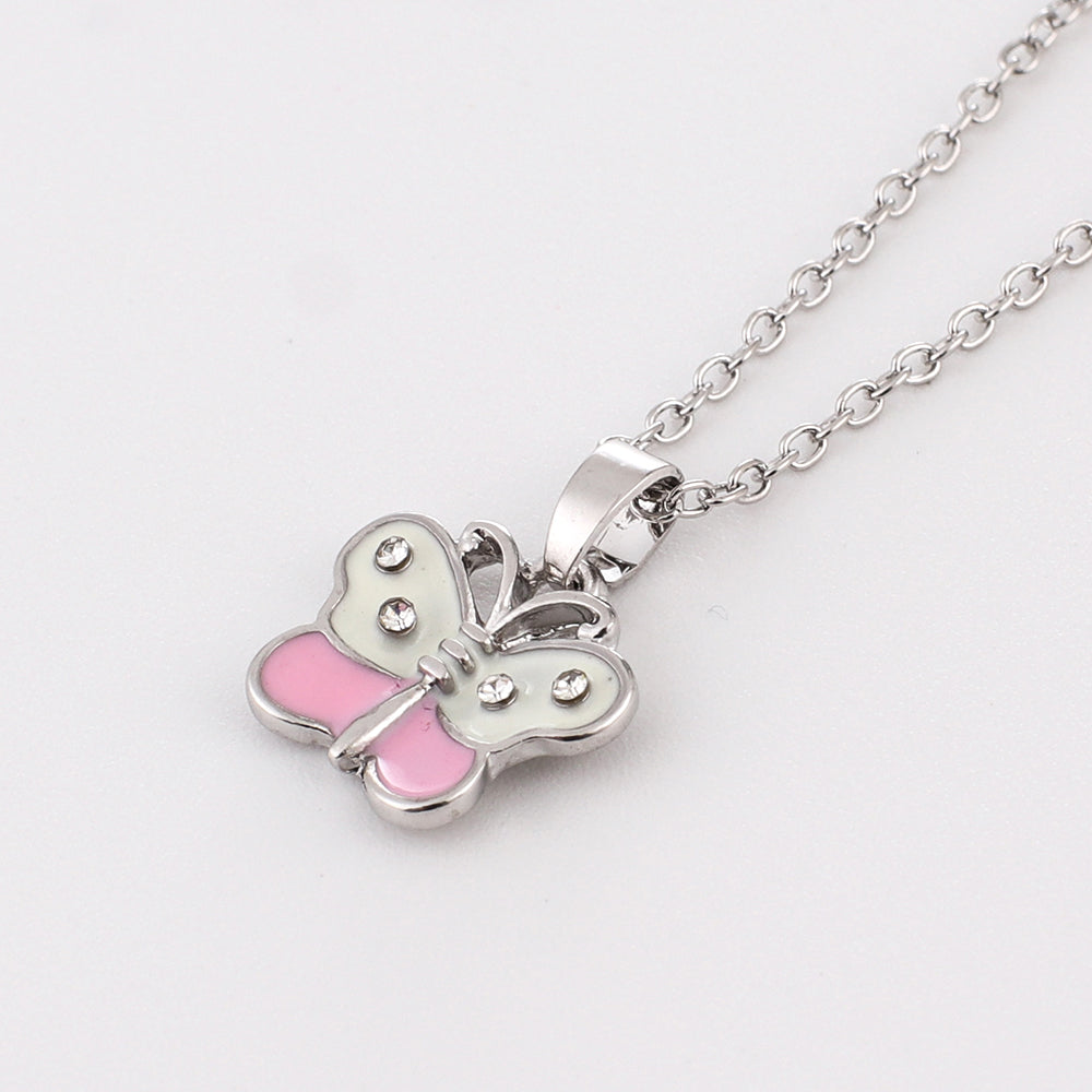Butterfly Charm Necklace for Kids