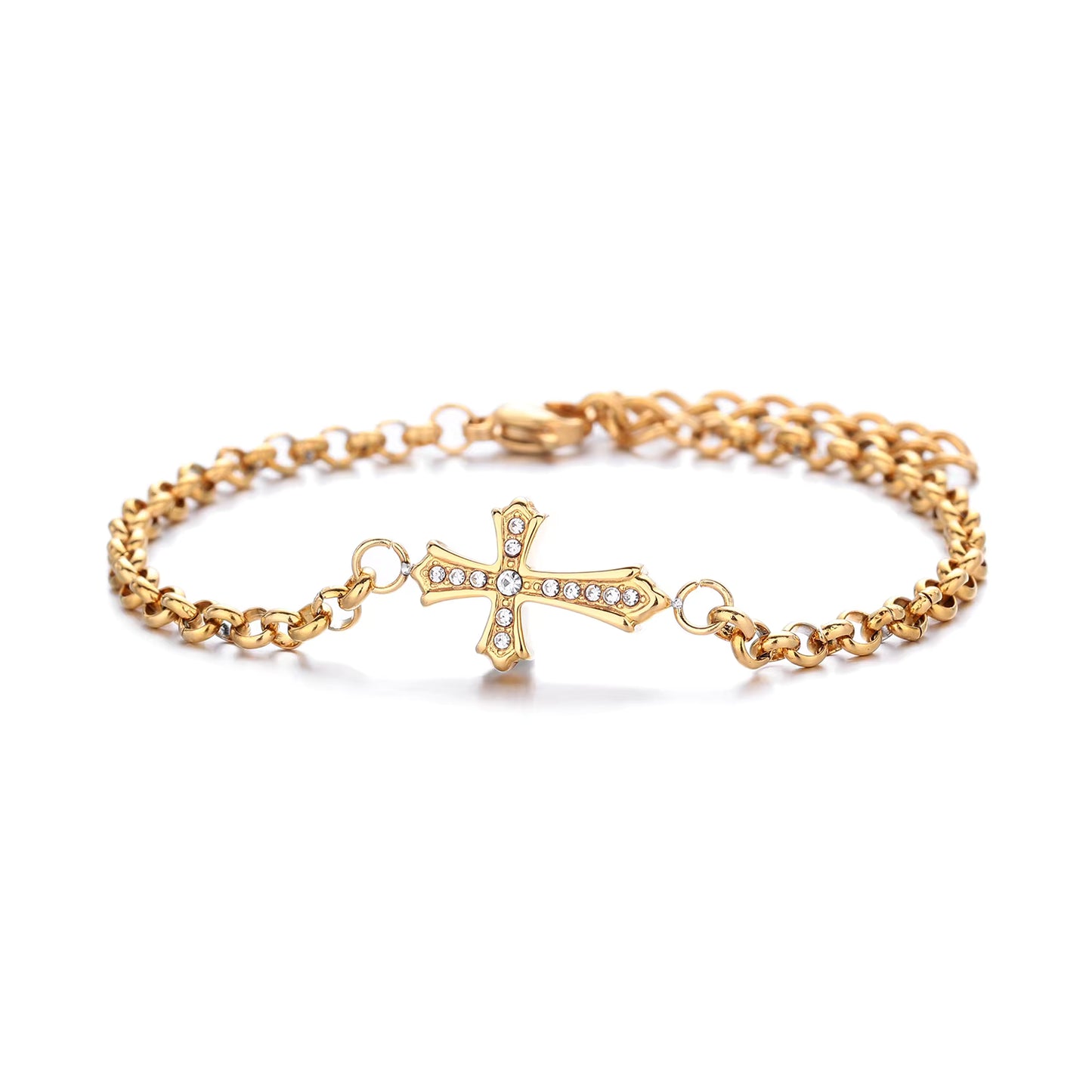 Heritage Cross Chain Bracelet