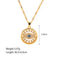 Evil Eye Radiance Medallion Necklace