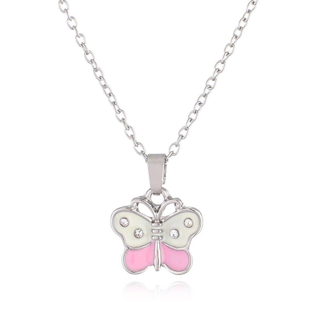 Butterfly Charm Necklace for Kids