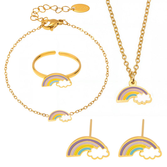 Rainbow Charm Bracelet