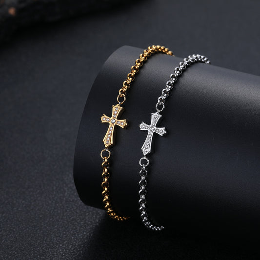 Heritage Cross Chain Bracelet