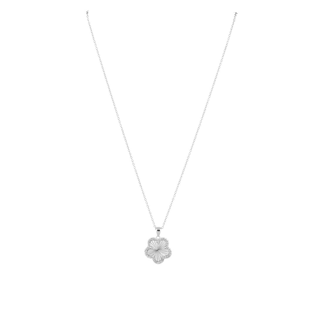 Adeline Pave Outline Pendant Necklace