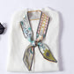 Art Drawn Skinny Scarves