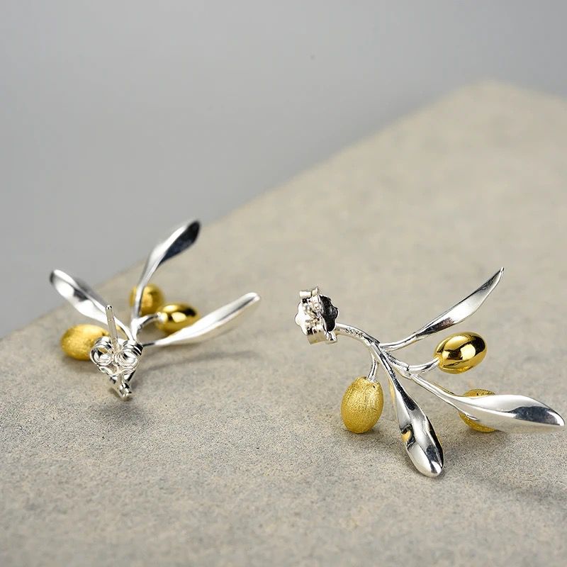 Olive Branch Earrings