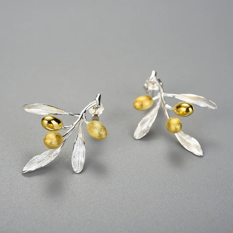 Olive Branch Earrings