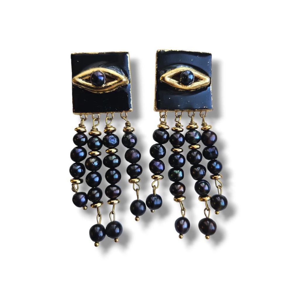 Black Eyes Earrings