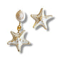 Starfish Pearl Earrings